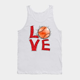 Baseball love Tank Top